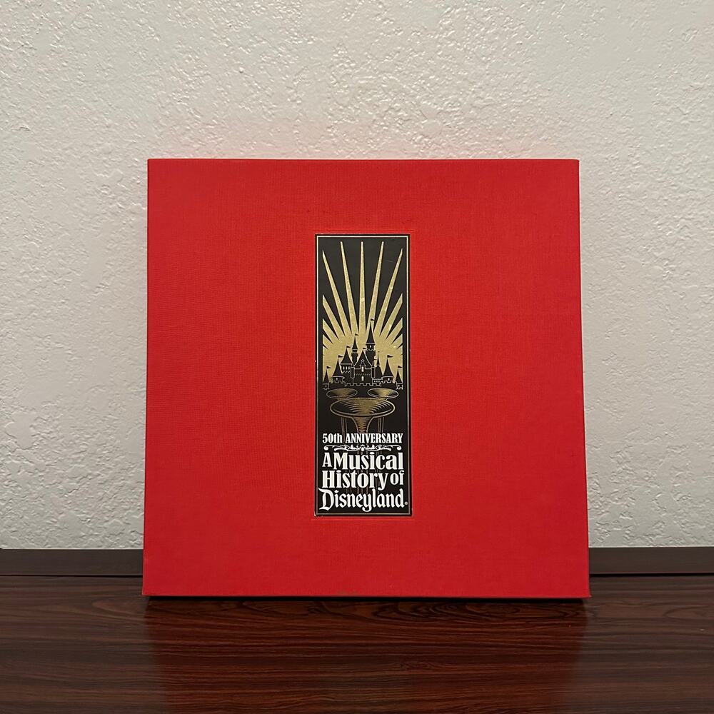 Disneyland 50th Anniversary Musical History Box Set LE #1058 Gold Vinyl 6CD